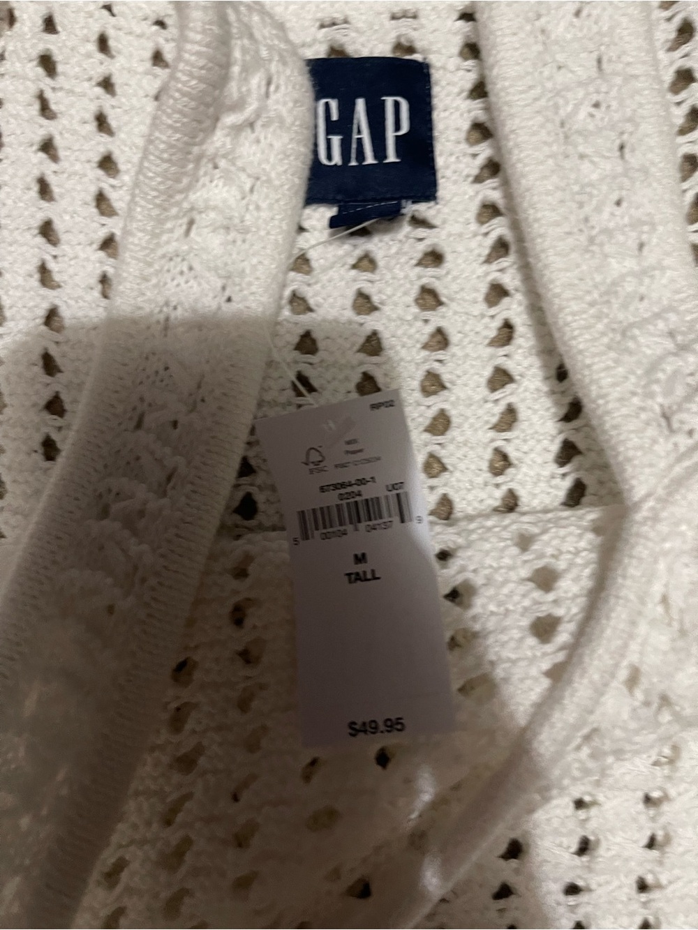 Gap White Crochet Tank Top - Picture 5 of 5